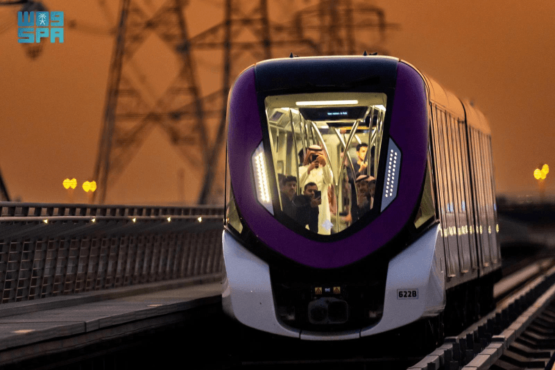 عدد ركاب السكك الحديدية يصل إلى 46.7 مليون في السعودية في الربع الرابع من 2025